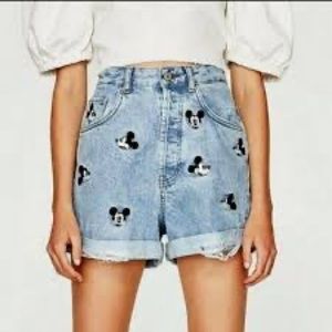 ISO… size 4 or close. Zara Mickey shorts